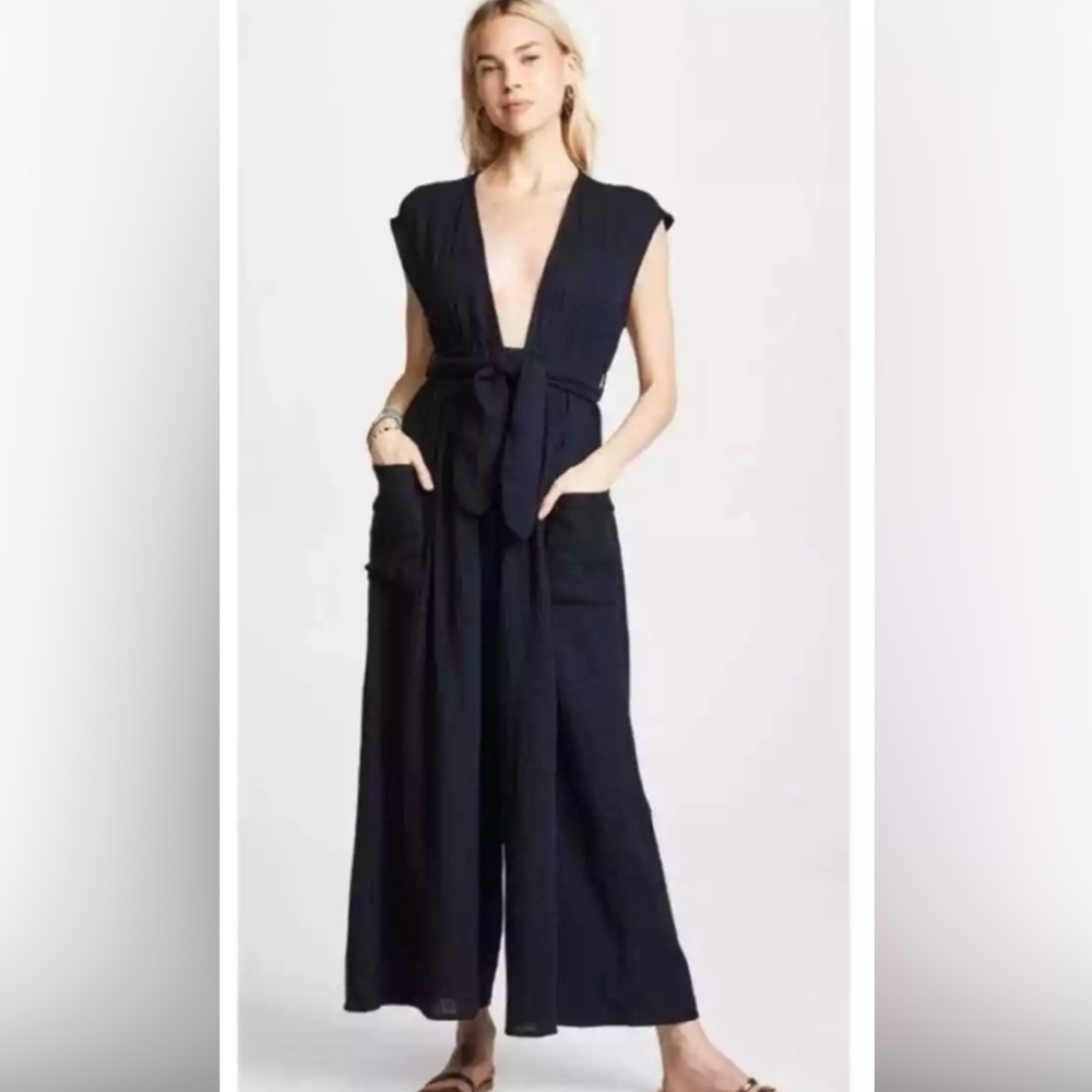 Mara Hoffman Whitney gauze jumpsuit
